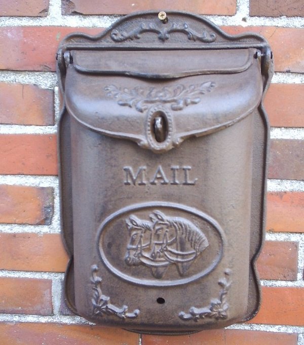 Briefkasten / Postkasten mit Pferdemotiv WO-276