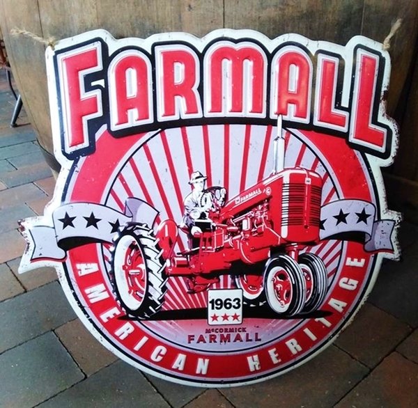 Blechschild Traktor FARMALL H WO-1183